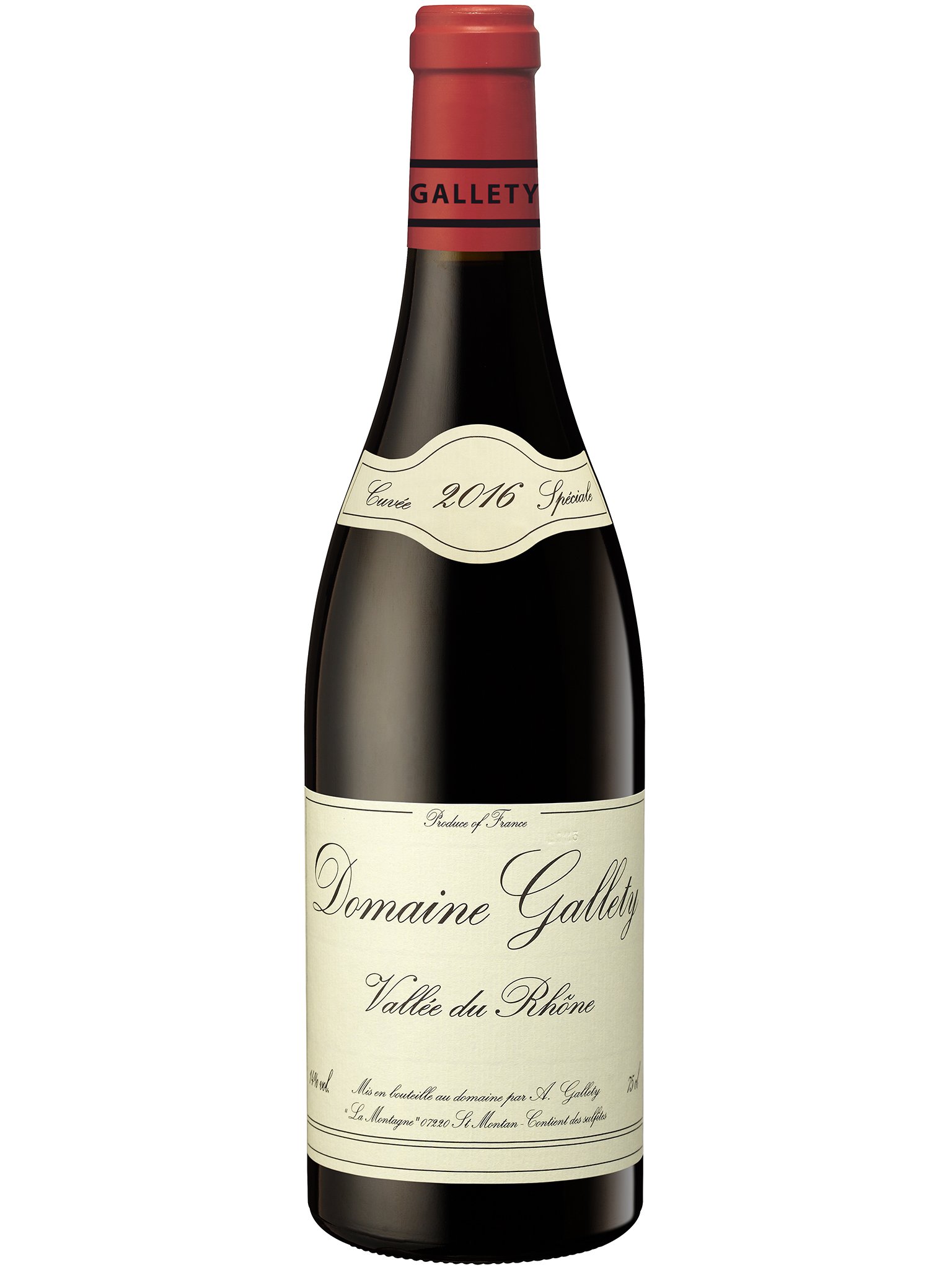 Domaine Gallety Vallee du Rhône Cuvee Speciale Rouge 2017 The Wine Front